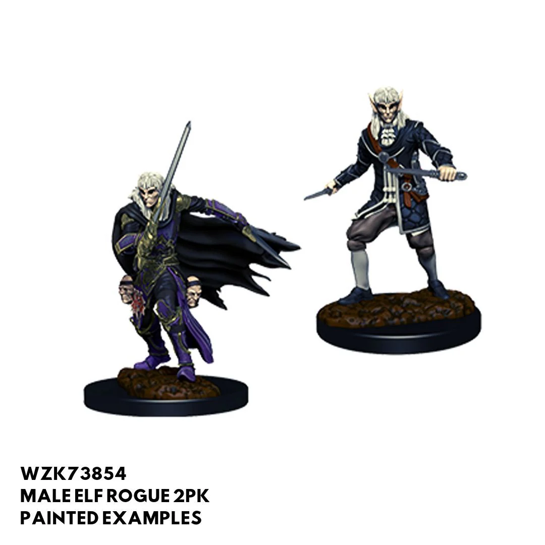 Pathfinder Battles Deep Cuts Unpainted Miniatures - Male Elf Rogue - Imagen 3